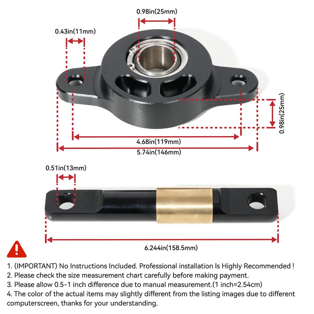 For Honda CIVIC 1988-2000 INTEGRA 1989-2001 Rear Trailing Arm Spherical Bearing Bushing Kit Chassis Part