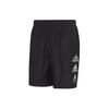 D2M Logo Short Logo Print Moisture-Wicking Training Woven Sports Shorts Men Shorts Black HM4795