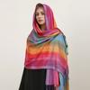 Luxury Brand Cashmere Women Scarf Printed Winter Warm Shawl and Wraps Pashmina Bandana Long Jacquard Paisley Female Foulard