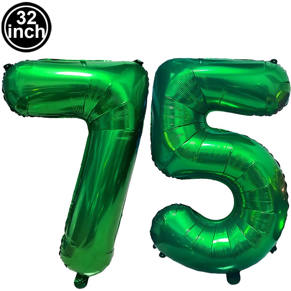 Green Large Numbers Balloon 32 Inch 0 1 2 3 4 5 6 7 8 9 Jungle Birthday Digit Bachelorette Balloons Figure Golob Party Ballon