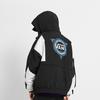Vans Colorblock Patchwork Hooded Sports Jacket Men Outerwear Black VN0A48CJBLK