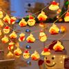 20LED Christmas String Lights, Battery Operated - Santa/Snowman/Tree Design for Indoor Party Bedroom Xmas Decoration Gift