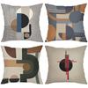 Modern Geometric Pattern Throw Pillow Covers Set Polyester pillowcase, sofa decorative cushion cov Headboard Pillow