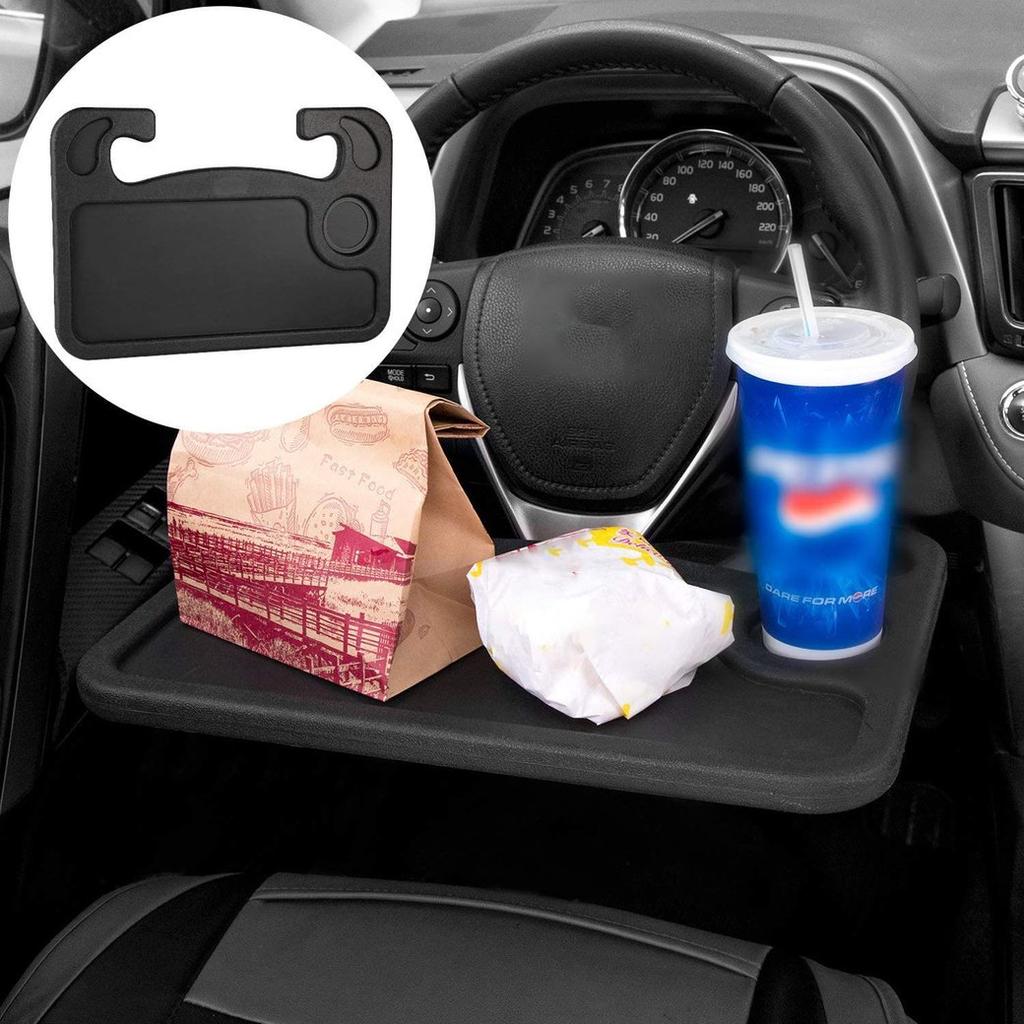 Black DAIFUQIHUA Steering Wheel Tray portable multifunctional desk for laptop eating travelling Black DAIFUQIHUA Steering Wheel Tray portable multifunctional desk for laptop eating travelling