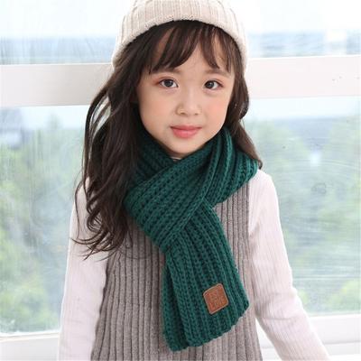 Warmer Kinderschal, weicher Strickschal, modischer Halswärmer für Babys, Jungen und Mädchen
