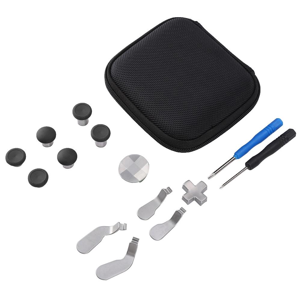 

14шт.комплект кнопок ручки сменный комплект джойстика для переключателя XBOX ONE ELITE PS4(черный) чёрный