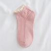 New Sweet Streetwaer Short Solid Candy Color Lace Socks Cotton Socks Hosiery Ruffles Women Socks