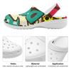 Lightweight Color Print EVA Clogs Unisex Breathable Slip On Garden Shoes Beach Pool Bathroom Home Summer Sandals Comfort Fit