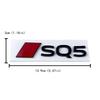 for 3R New Accessories Letter Trunk Metal Car Emblem Stickers SQ3 SQ5 SQ6 SQ7 SQ8 Rear Badge Body Side Decal Decoration 5T  ol87