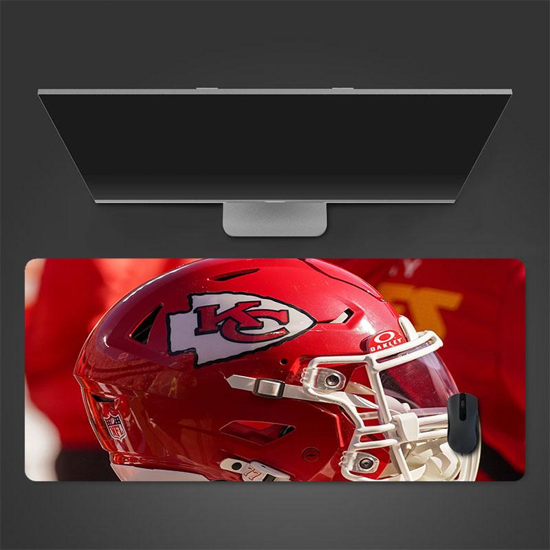 Chiefs Kingdom Mouse Pad, Large Gaming Desk Mat, Non-slip XXL Mousepad for Laptop & Tablet, Mini PC Playmat with Stitched Edges