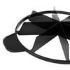Divisore Affettatore Torta in Plastica - Tagliatorta Rotondo da 6/8 Fette per Torta a Strati Strumento da Forno (Nero/Trasparente)