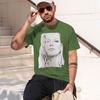 Casual Style Unisexs TShirt With Portrait And Text Design For Everyday Wear In Spring And Summer Perfect Gift For Fashion Lovers