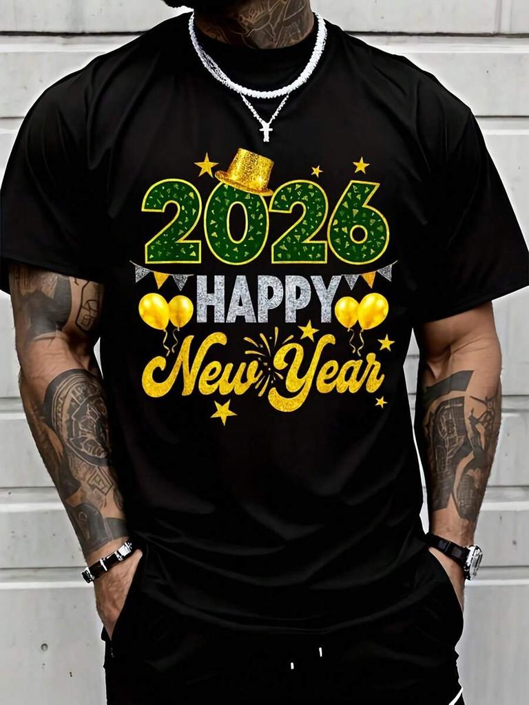 Happy New Year 2026 Matching Family Unisex T-Shirt
