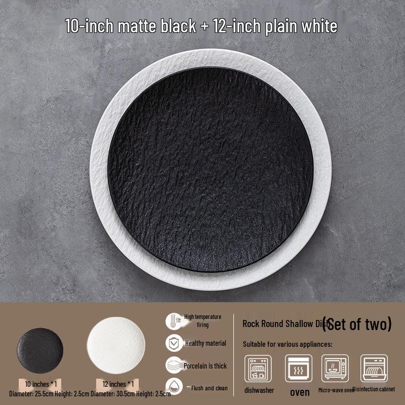 Naijiang Premium Ceramic Dinner Plate Set