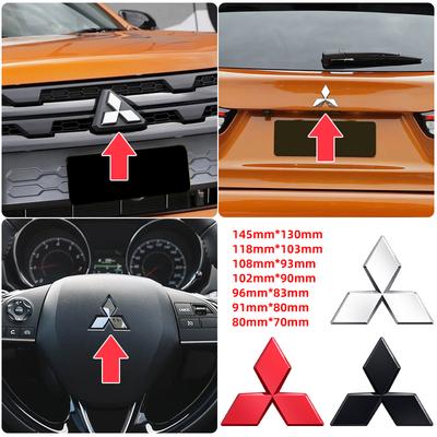 Auto Frontgrill Emblem Heckklappen Abzeichen Aufkleber Für Pajero Outlander XL Montero Lancer Triton Galant Evo ASX Xpander