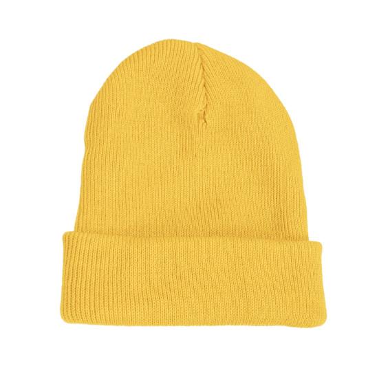 Unisex Knitting Hat Solid Color Men Women Brimless Hat Winter Soft Breathable Warm Stretchy Hat Outdoor Wear