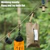 Hanging Napkin Holder Outdoor Camping Barbecue Tissue Storage Bag Portable Tissue Pouch With Zipper Paper Towel Case Container