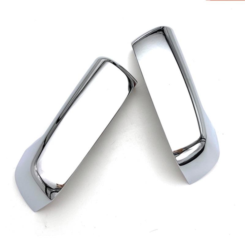 For Chevrolet Silverado 1500 ABS Chromed Side Door Rearview Mirror Cover Trims Car-Styling Accessories 2pcs/set