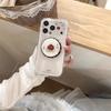Korean Style Minimalist Polka Dot Cute Fork Knife Design Magnetic Phone Case IPhone 17 Pro Max With Kickstand