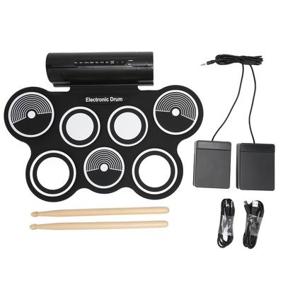 Set Tobe Electronice 7 Paduri Difuzoare Duale Sunet Surround Stereo Portabil Rulare Pad de Practică Tobe