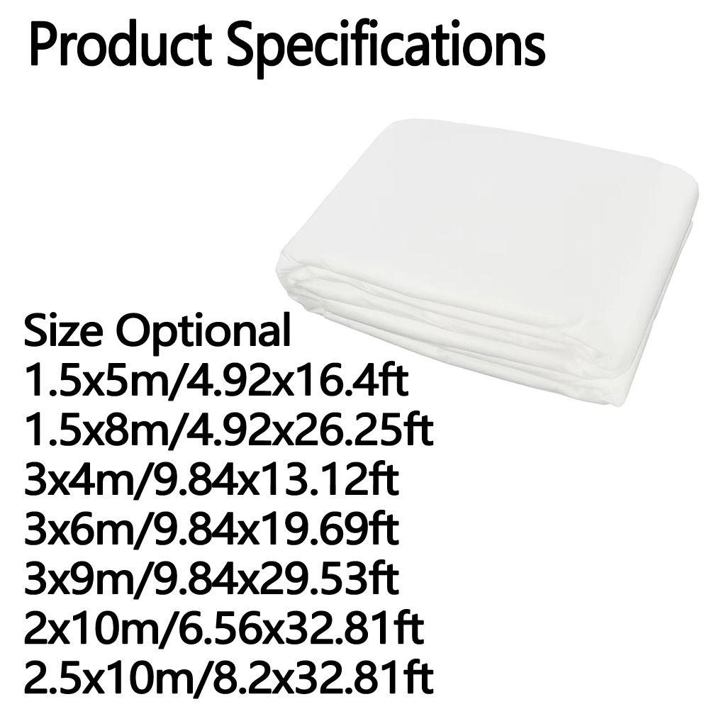White Winter Plant Protection Cover Non-woven Fabric Garden Warm Protection Cloth  Farm Supplies