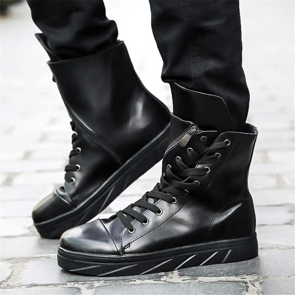 Zip Up High Cut Men's Luxury Brand Shoes Skateboarding Men's Trnis Sneakers For Men 43 Sports Cosplay Small Price