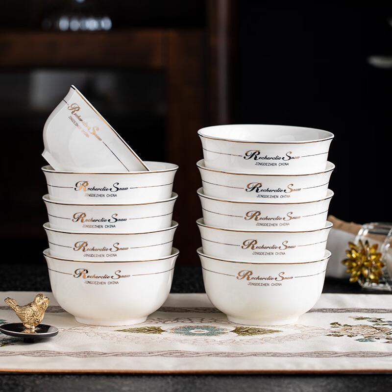 

Ru Han French English Ceramic Bell Bowl Set