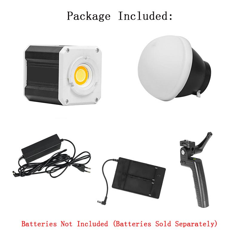 

60 Вт светодиодные видеолампы COB для фотосъемки с регулируемой яркостью 2800K-6800K профессиональная студийная лампа для трансляций в прямом эфире Tik-Tok чёрный