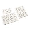 Creative Silicone Number Alphabet Cake Mold Diy Fondant Cake Making Mold for Chocolate Sugar Soap