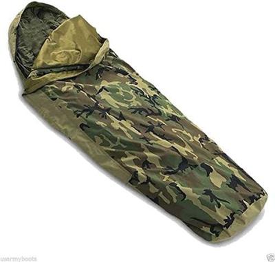 NÁS. vojenské specifikace pro pohodlný spánek TENNIER INDUSTRIES INC Bivakovací spací pytel US Army Cover Goretex