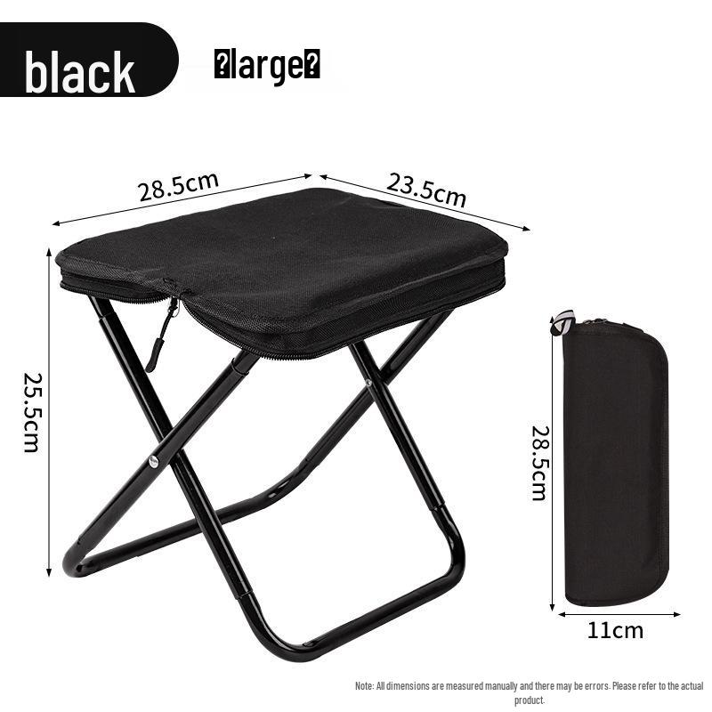 Compact Outdoor Folding Chair: Portable Mini Stool for Camping, Fishing, and Travel.