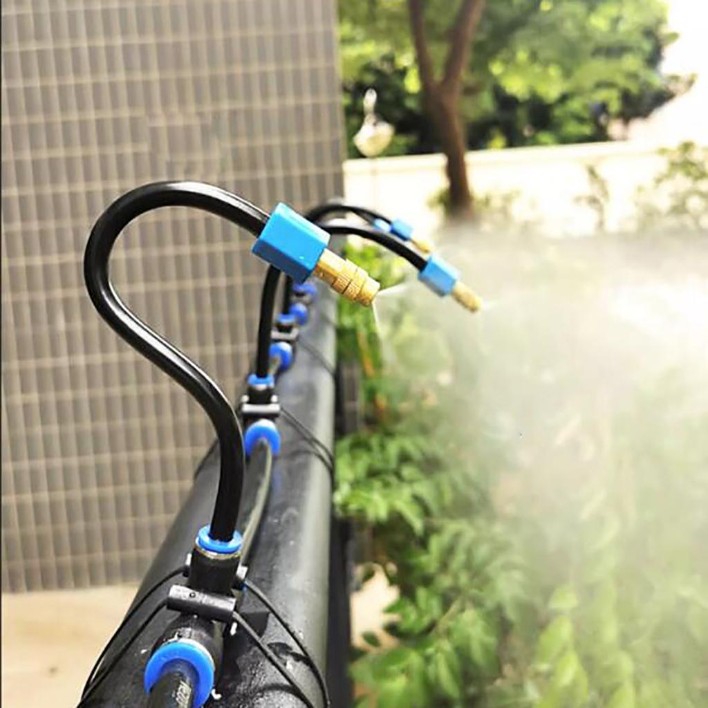 22cm Free Bend Atomized Nozzle Omnidirectional Universal Misting Sprinkler Humidification Landscaping Watering Cooling Sprayer