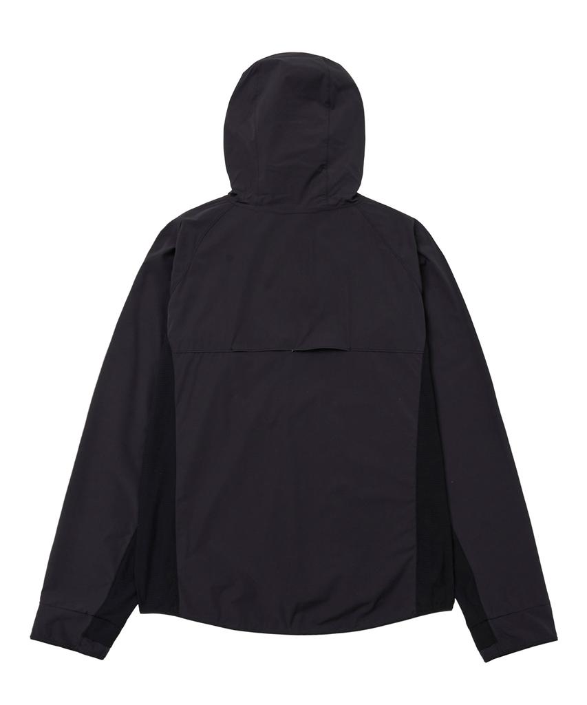 Phyps Motorcycle Speed Run Light Weight Hoodie Zip-Up Black
