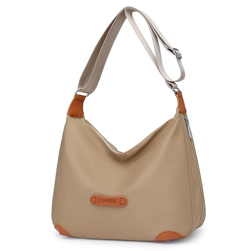 Geantă ușoară din pânză de nailon impermeabilă de mare capacitate pentru femei, geantă de umăr, geantă crossbody, geantă pentru mamă
