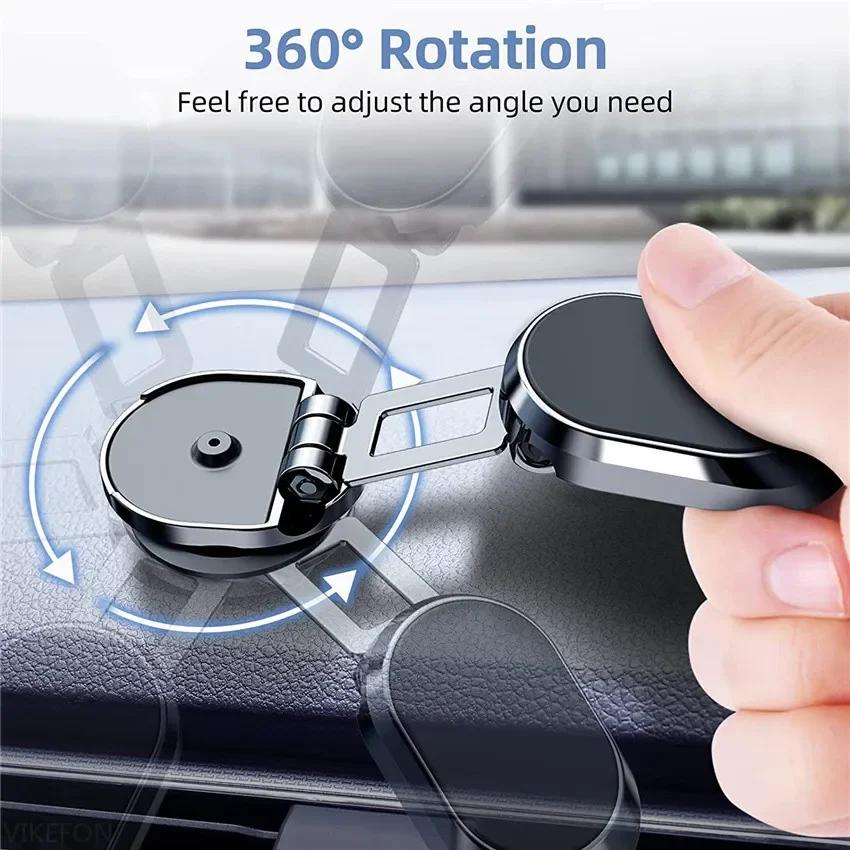 2025 Magnetic Car Phone Holder Magnet Smartphone Mobile Stand Cell GPS For iPhone15 14 13 12 ProMax  Xiaomi Mi Huawei Samsung LG