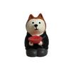 Koteta Japan Style Shiba Inu Drink Tea Figure Scene Decoration Summer Series Resin Craft Home Decor Kids Collectible Ornament