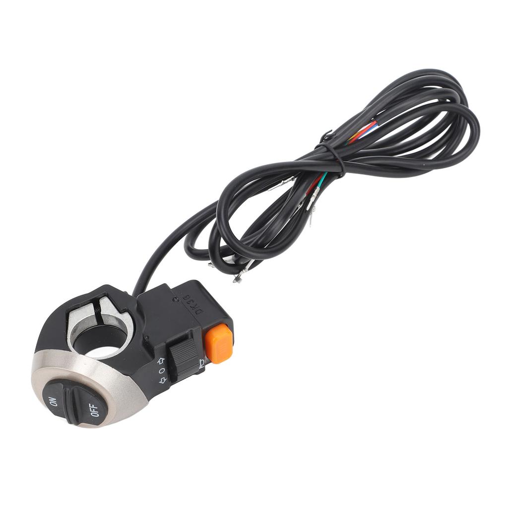 Power Switch Assembly 1.5m Cord 22mm Applicable Tube Diameter Scooter Power Turn Horn Switch for KUGOO M4 10in Folding