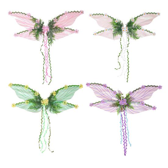 Women Butterfly Wings Elastic Straps 3D Design Fairy Wing Dress Up Halloween Costumes Photography Props