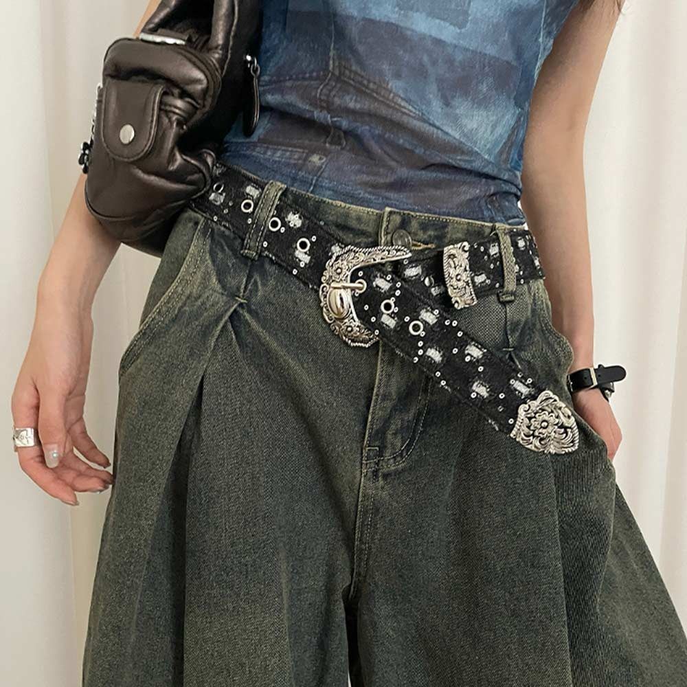 Y2K Punk Belt Personalized Waist Chain Jeans Pants Decor Waistband