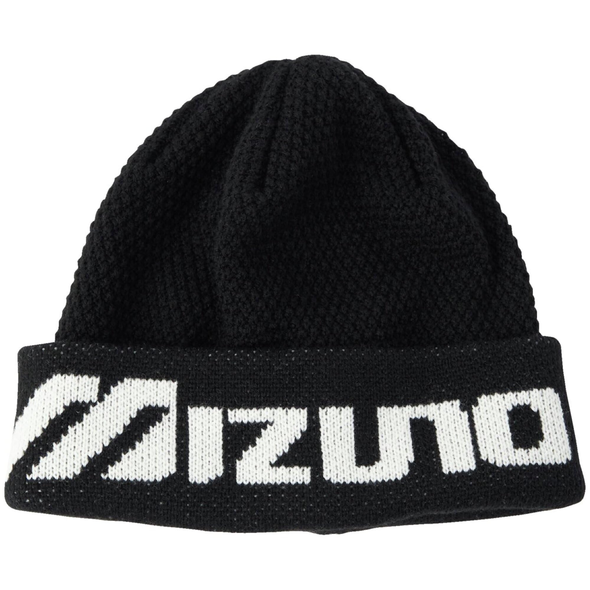 

Mizuno Шапка Breath Thermo Big Logo Knit B2JWC520, Материал с теплогенерацией, Черный, чёрный
