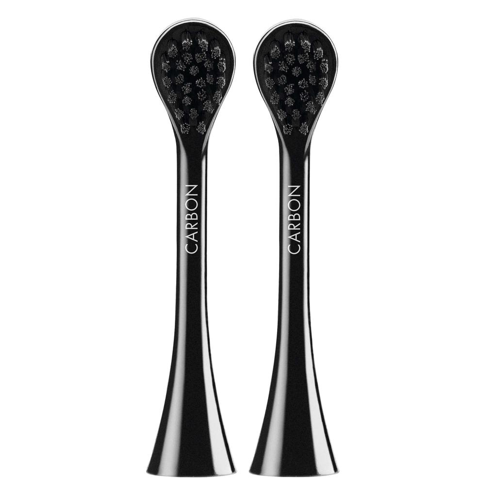 Curaprox Sonic Electric Toothbrush Black Is White Replacement Brush Set of 2