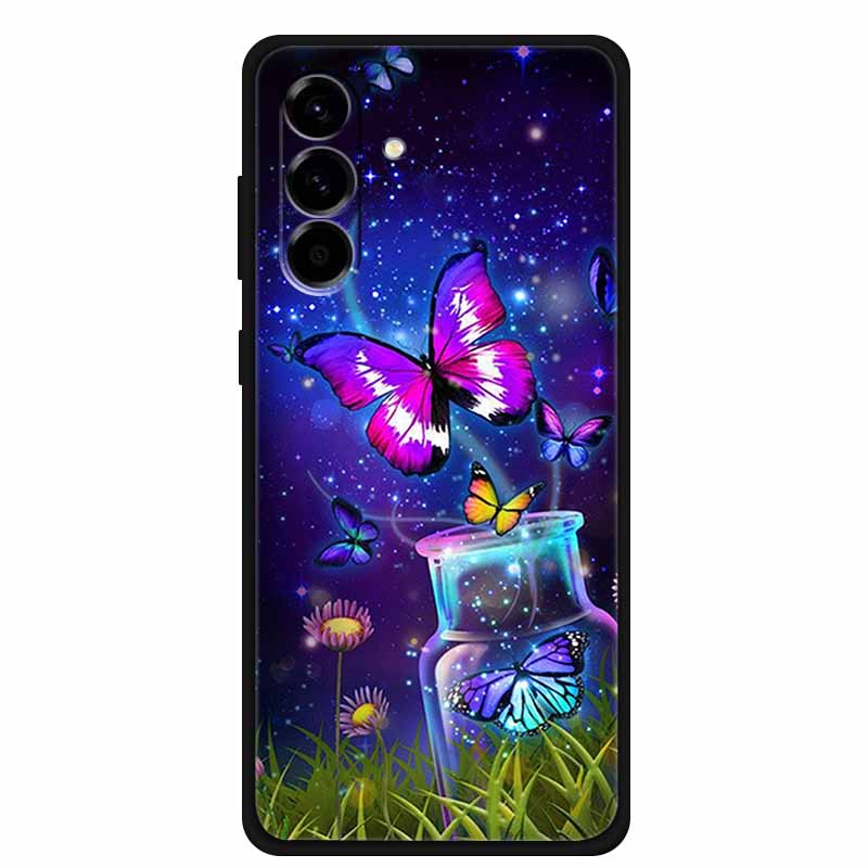 For Samsung Galaxy A56 Case Luxury Wolf Lion TPU Silicone Soft Back Cover for Samsung Galaxy A36 A26 5G Shockproof Bag Printed