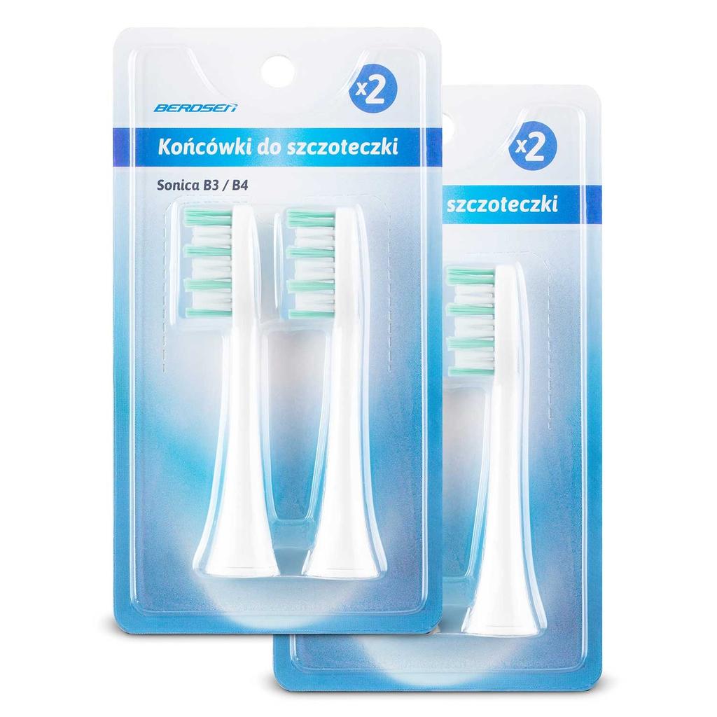 Berdsen Sonic Toothbrush Heads 4 Pcs