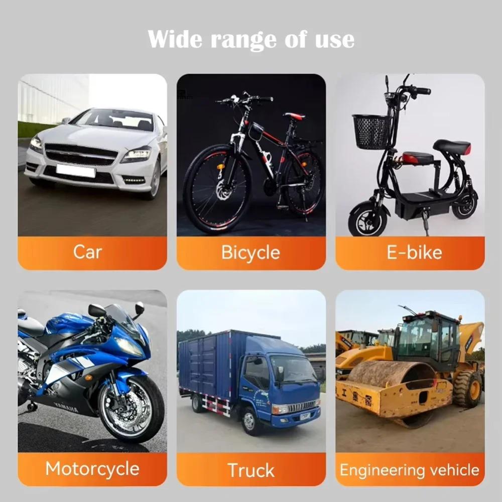 Wireless Tail Flashing Light Solar Powered Anti Collision Safety Light Night Use