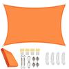 2/3/4/5/6M Waterproof Sun Shade Sail with Hardware Kits Rectangle UV Block Canopy Awning Outdoor Patio Garden Sun Shelter Tents