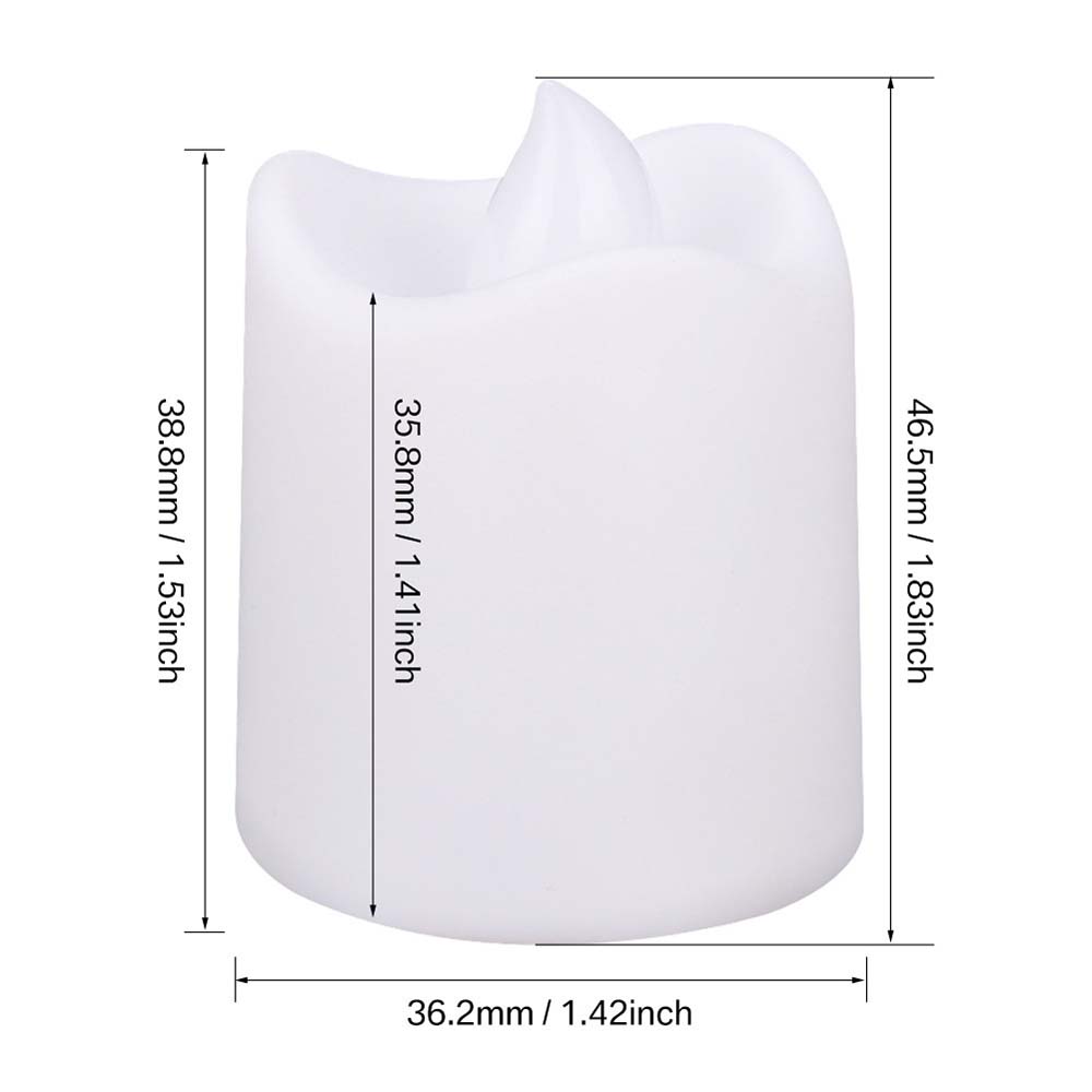 24Pcs/Set Flameless LED Candle Creative ing Led Tea Light Warm White Flameless Candle Halloween Christmas Decor Candle Light