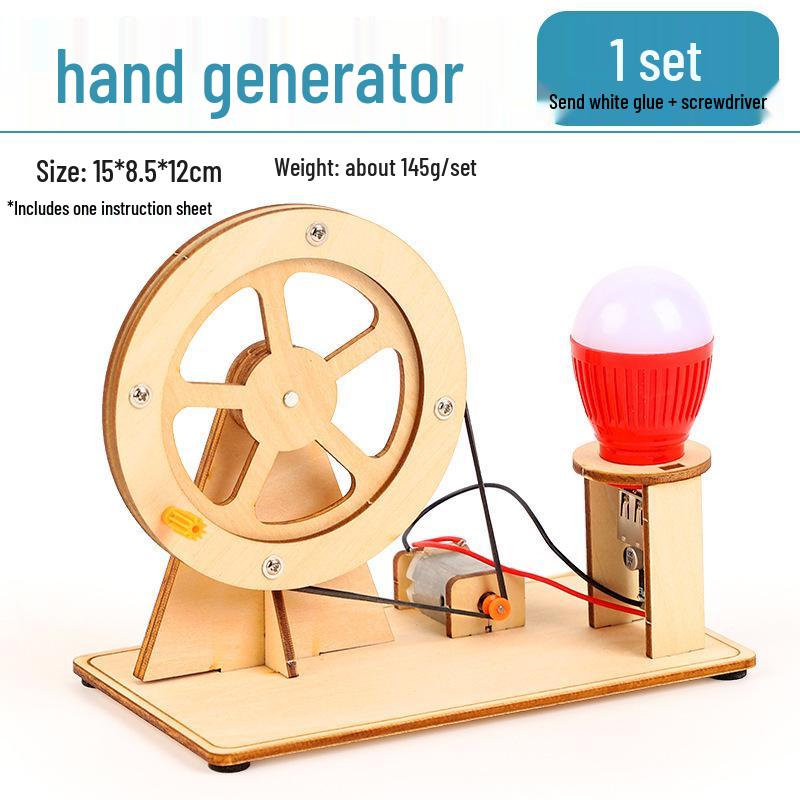 

Набор генератора с ручным приводом для научных проектов начальной школы