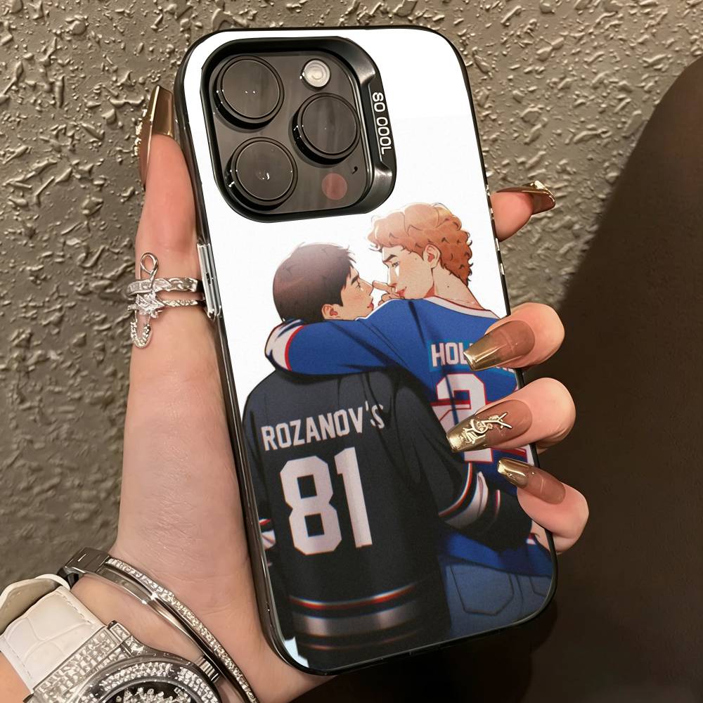 F-Heated T-Rivalry Phone Case For iPhone 17,16,15,14,13,12,11 Plus,Pro Max,XS,Colorful Silver Black Cover