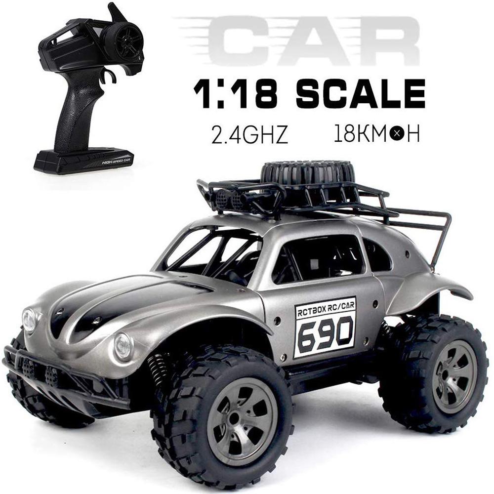 RC Car 1:18 Radio Control cars 4WD Buggy Off-Road Trucks Children 18km/h High Speed  RTR Model Outdoor Toys For Boys kids Gifts