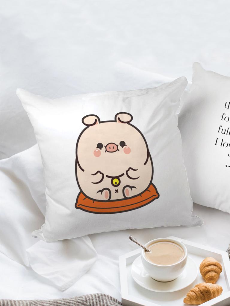 Cushion Cover Decorative Pillowcase Cute Animal Square Throw Pillow for Bed Sofa Home Decor